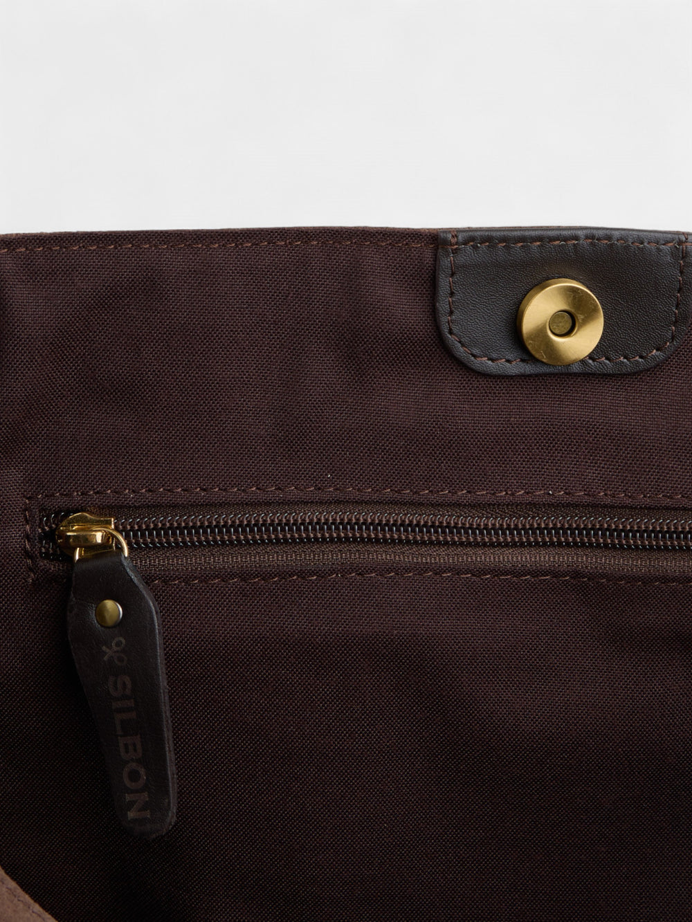 Tote bag unique brown leather