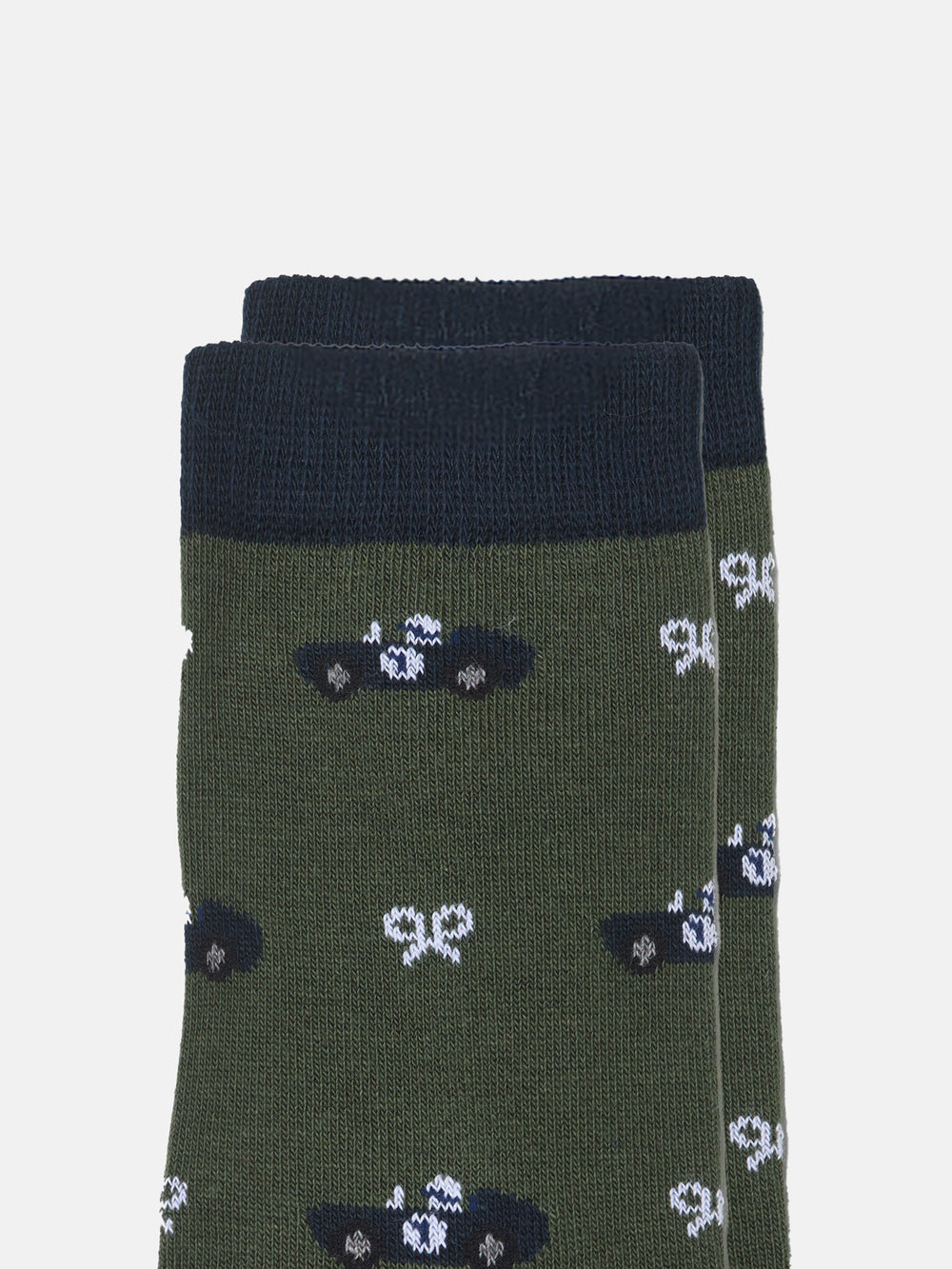 Chaussettes de voiture vertes pour enfants