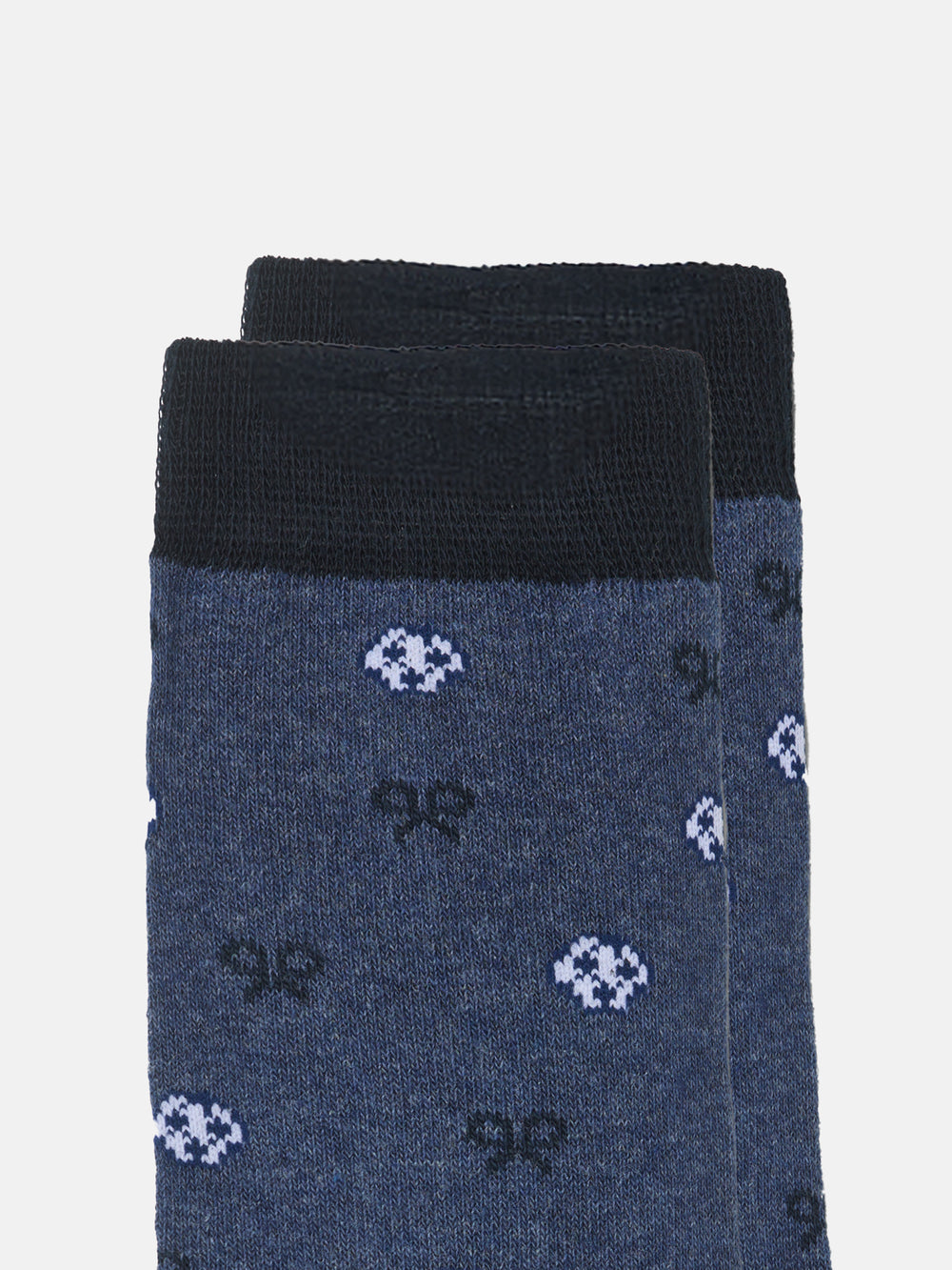 Chaussettes de football bleu indigo pour enfants