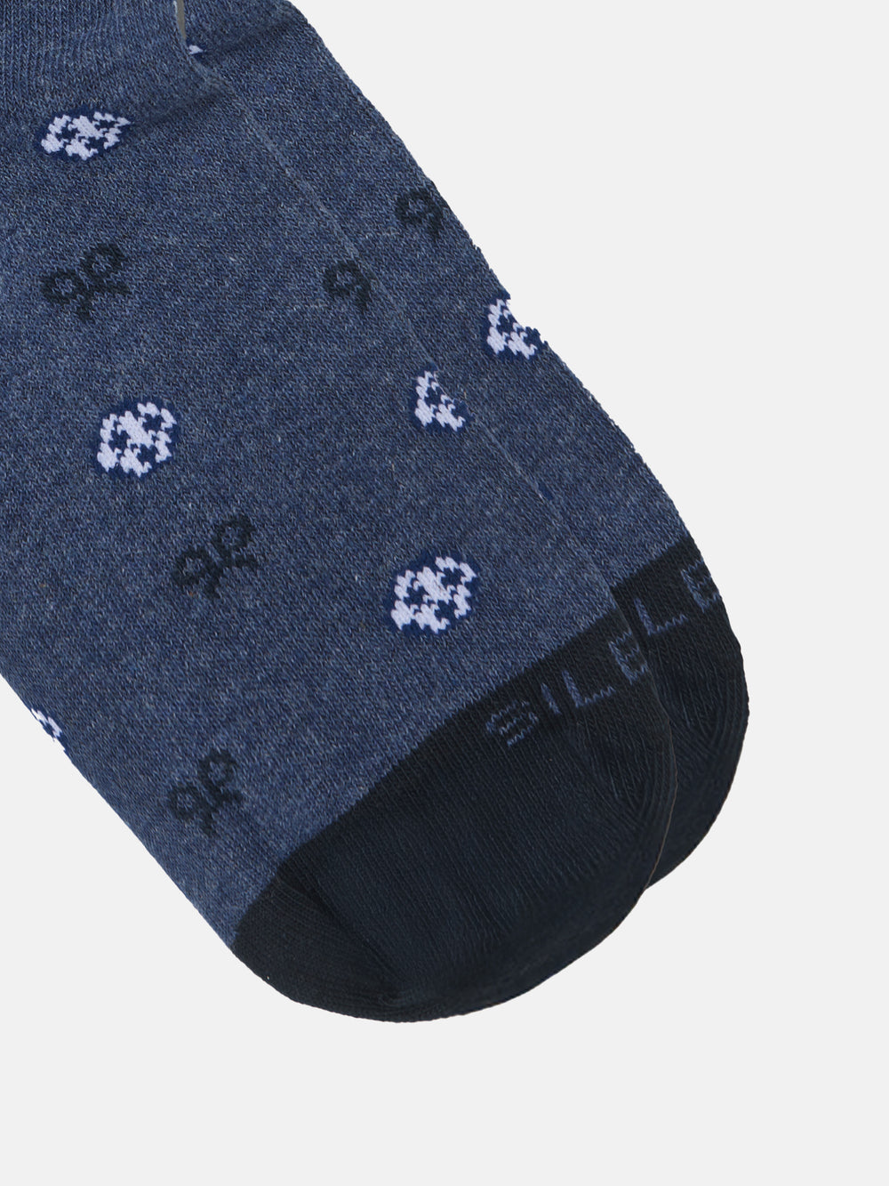 Chaussettes de football bleu indigo pour enfants