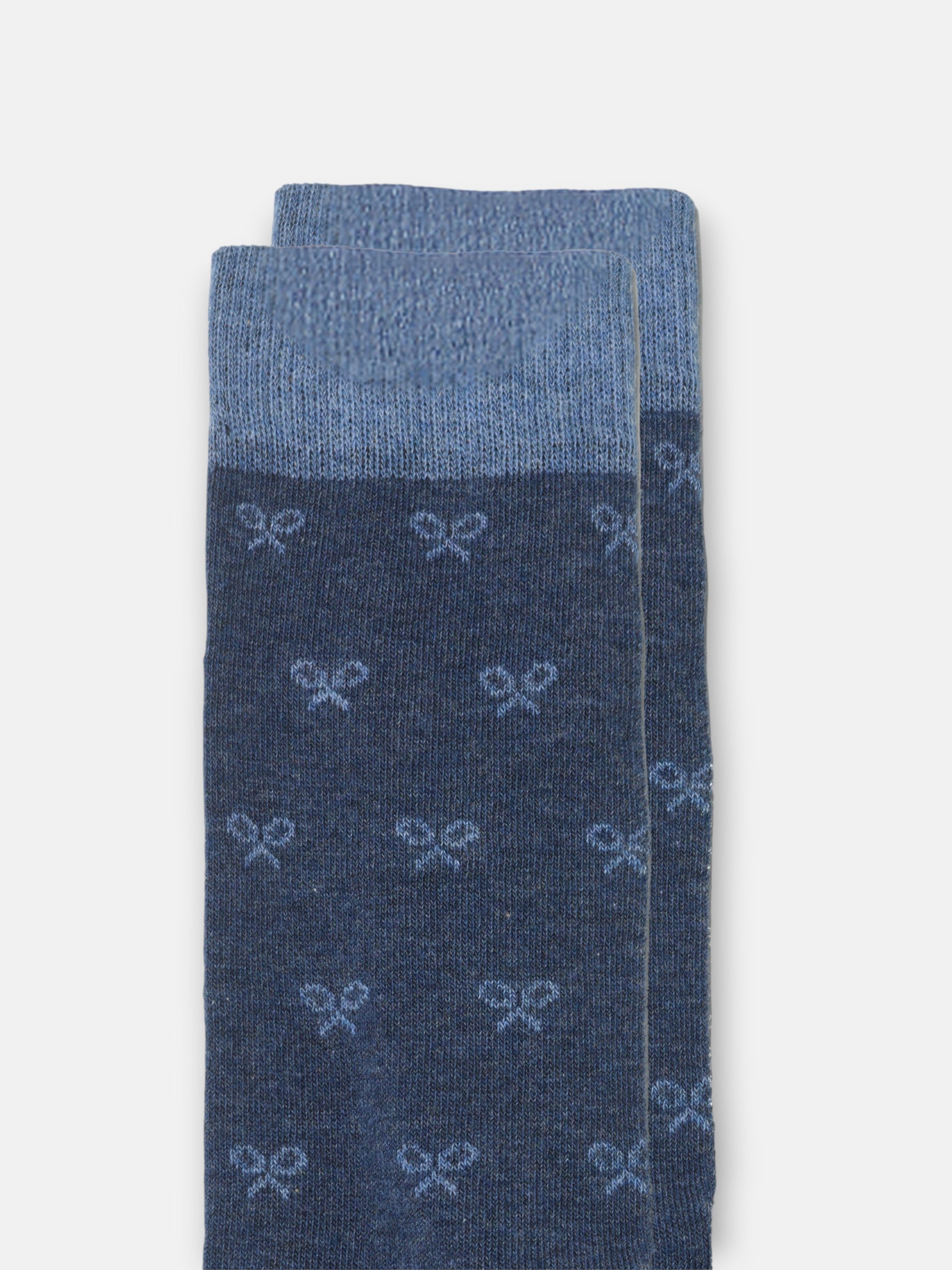 Navy blue multi-racket sock