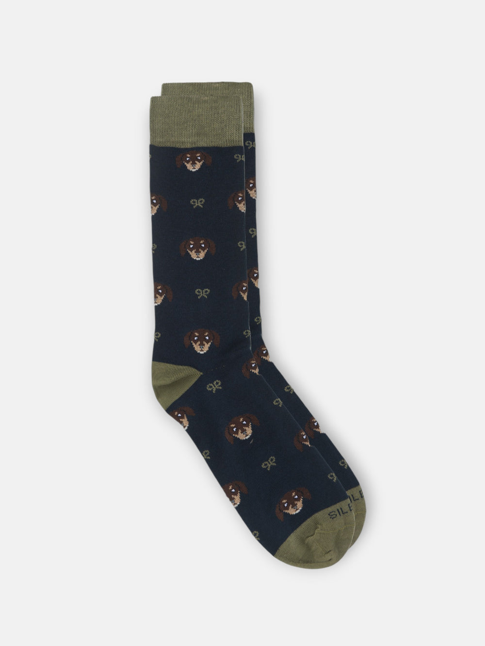 Chaussettes pour chien en forme de raquette bleu marine