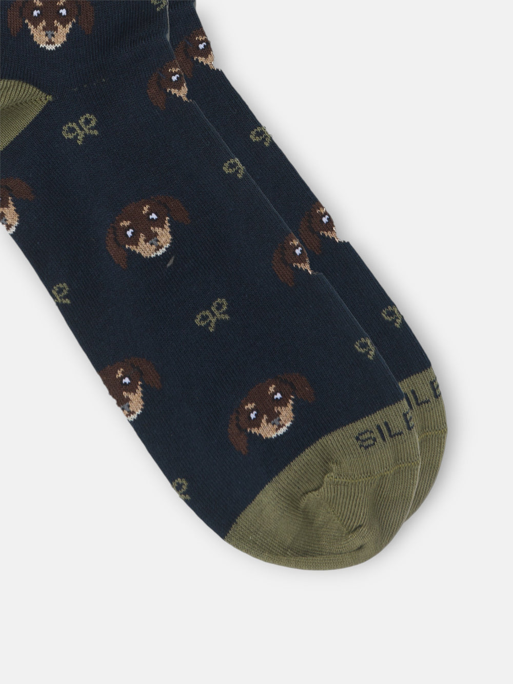 Chaussettes pour chien en forme de raquette bleu marine