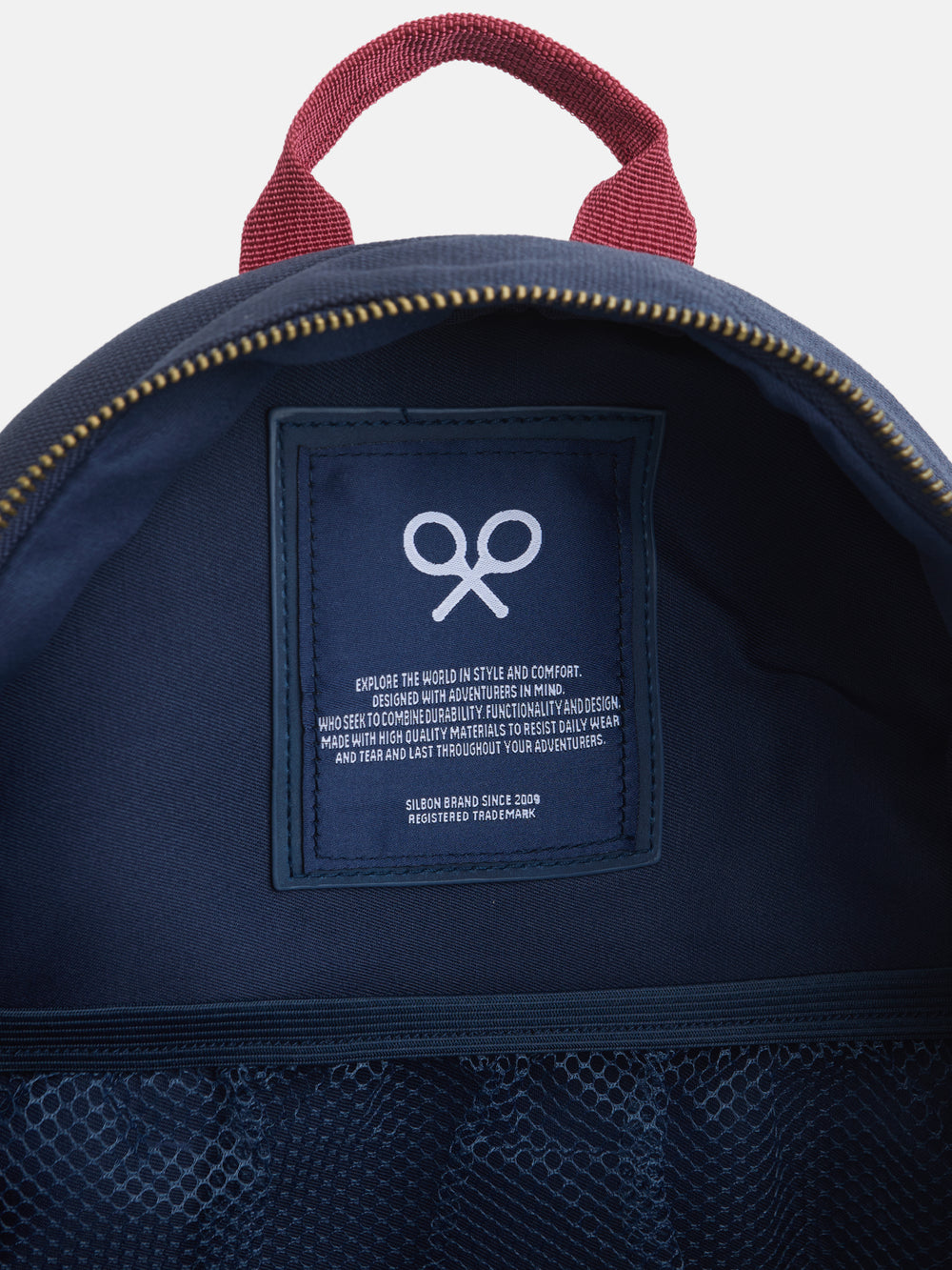 Sac à dos adolescent sport patchs bleu marine