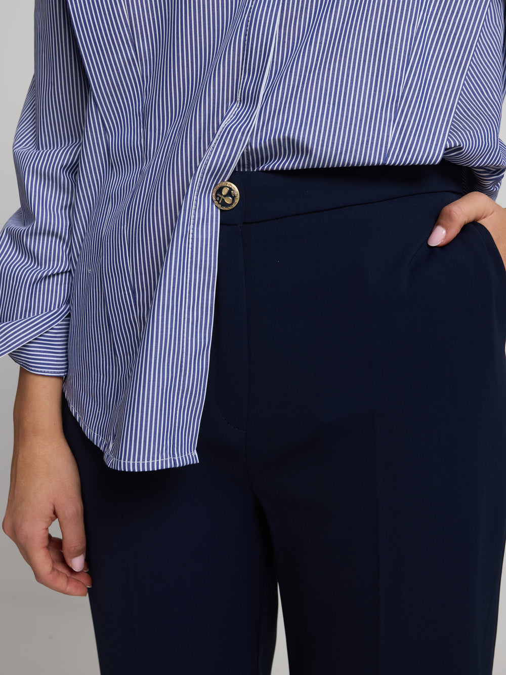Pantalon woman clasico azul marino