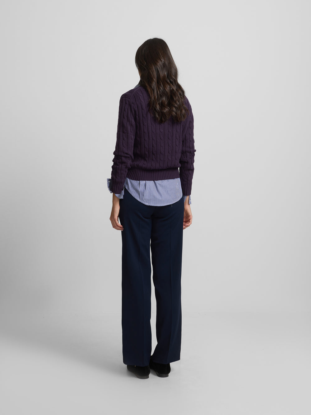 Pantalon woman clasico azul marino