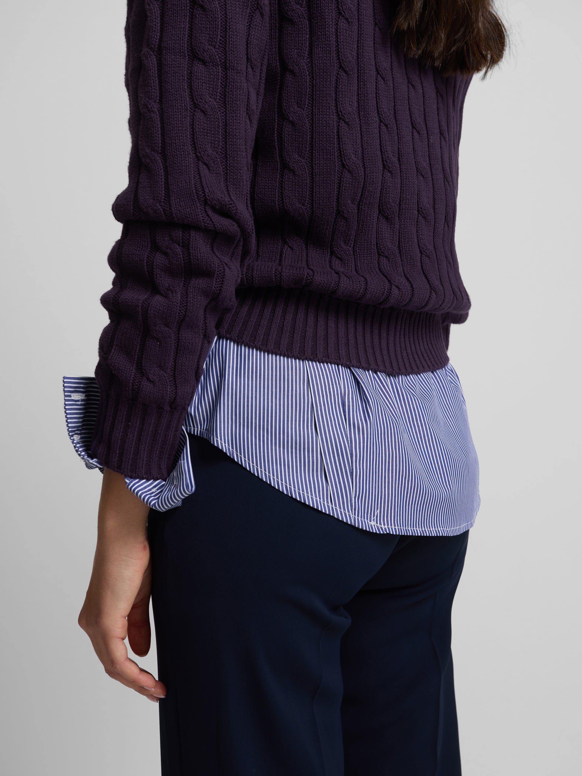 Pantalon woman clasico azul marino