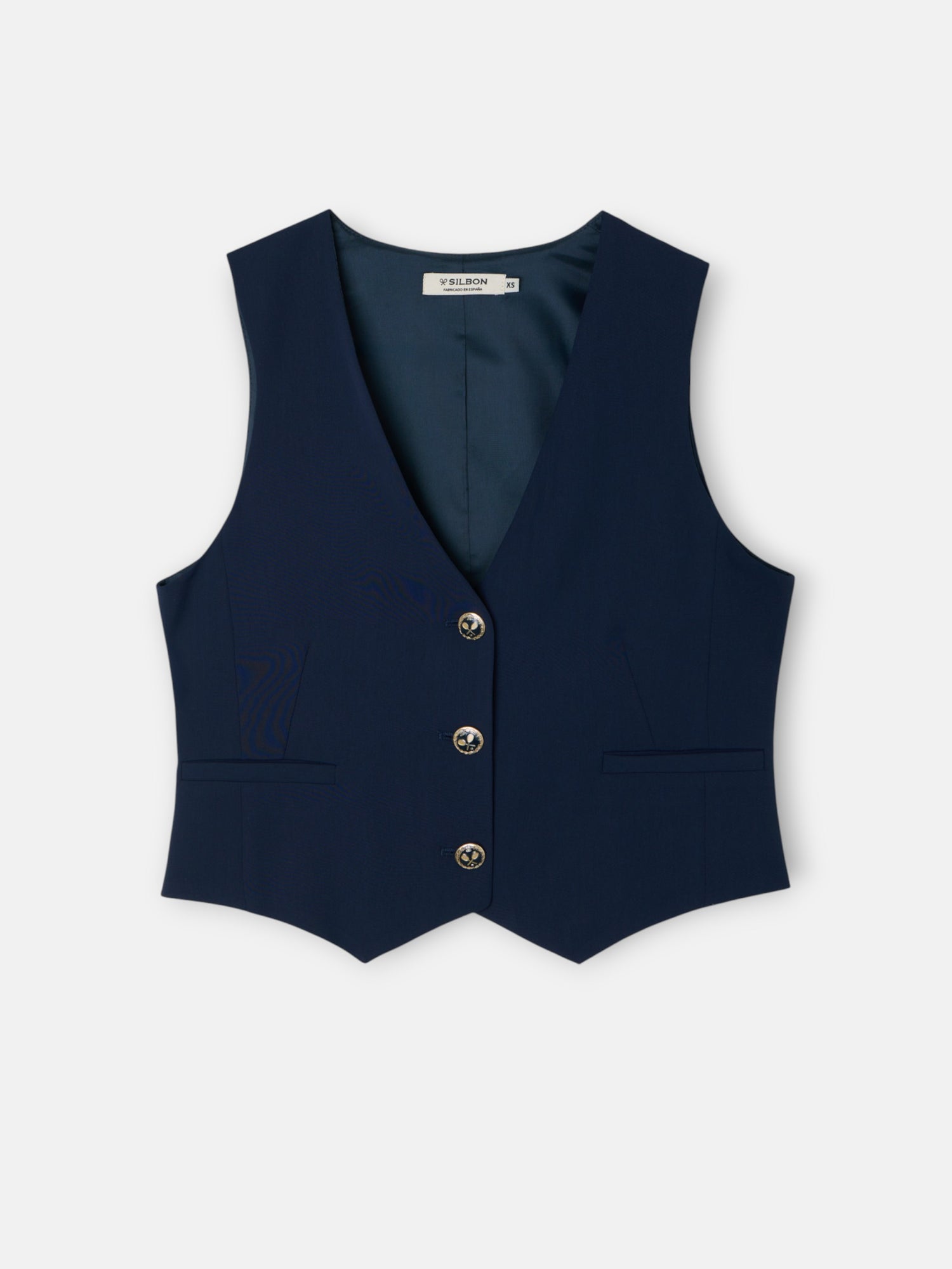 classic navy blue women's vest