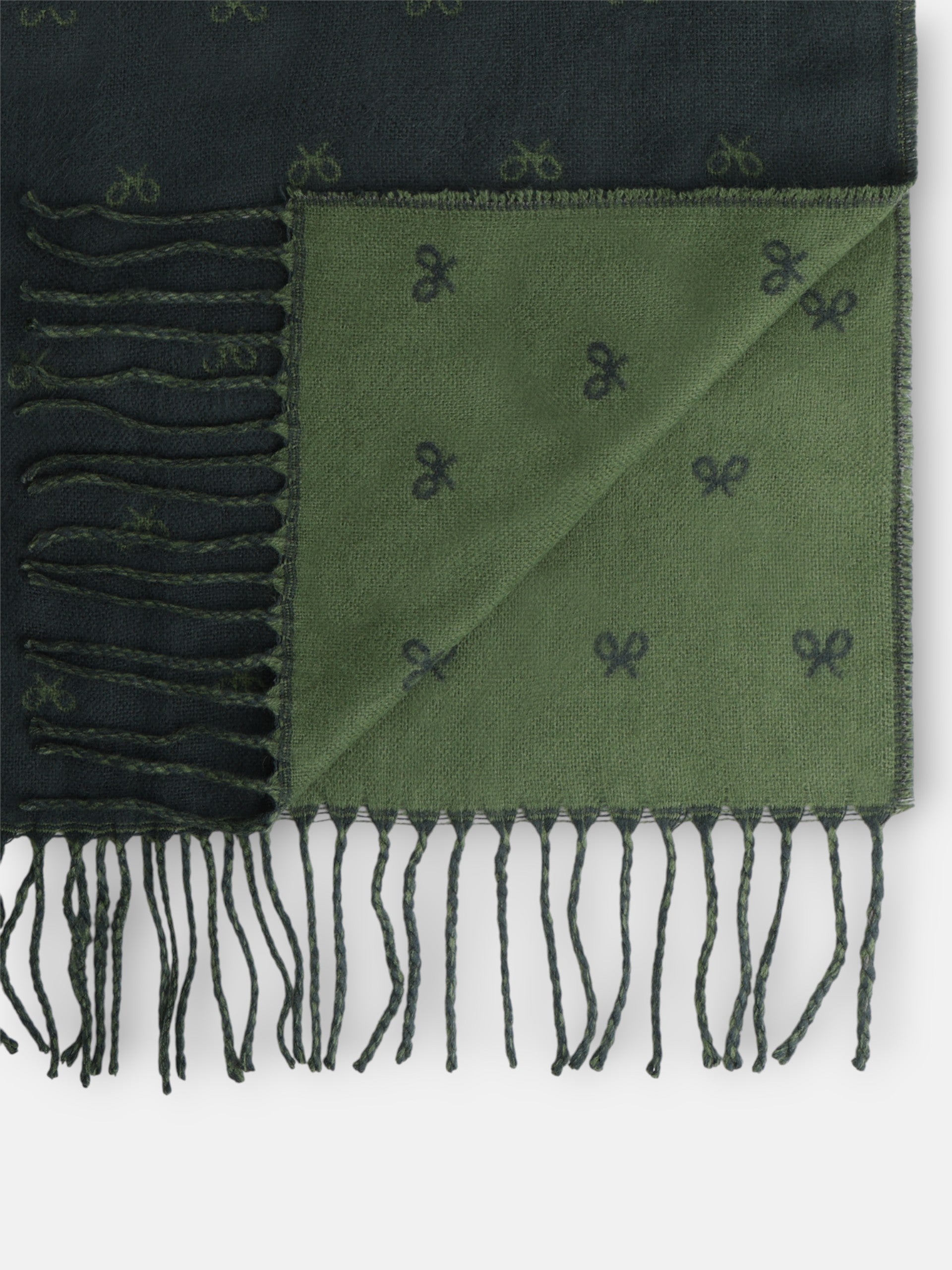 Cachecol raquetes verde