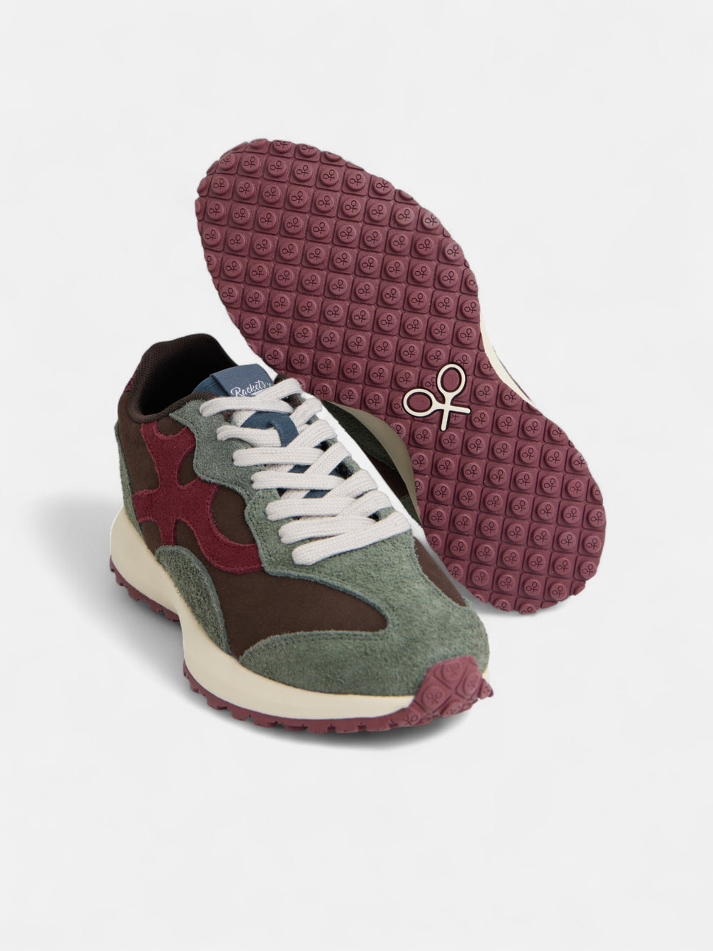RACKETS09 burgundy sneaker