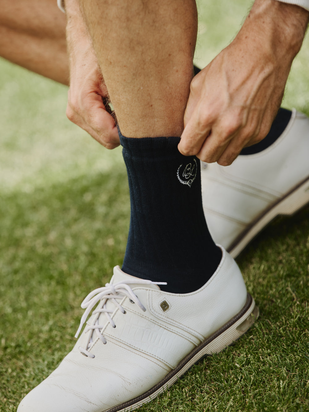 Beltran Lozano High Golf Socks Navy Blue