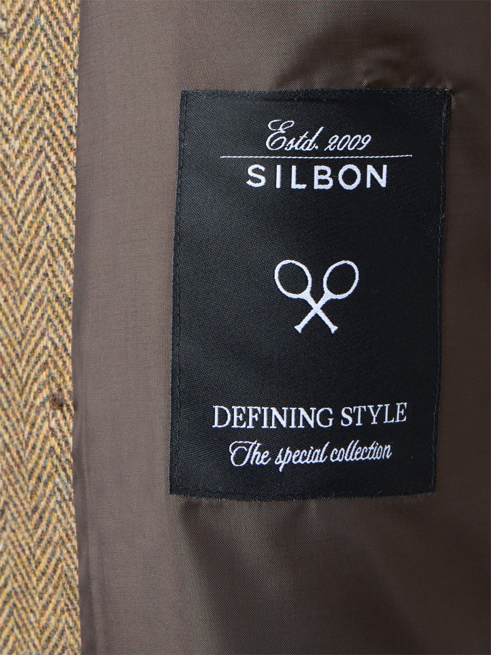 Abrigo cruzado espiga beige