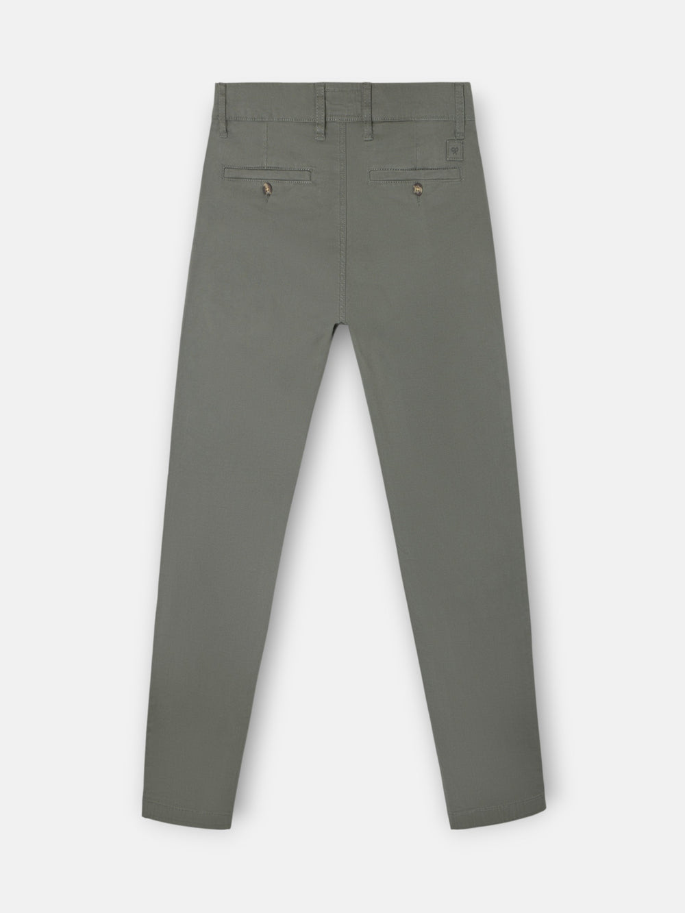Pantalon chino casual verde oscuro