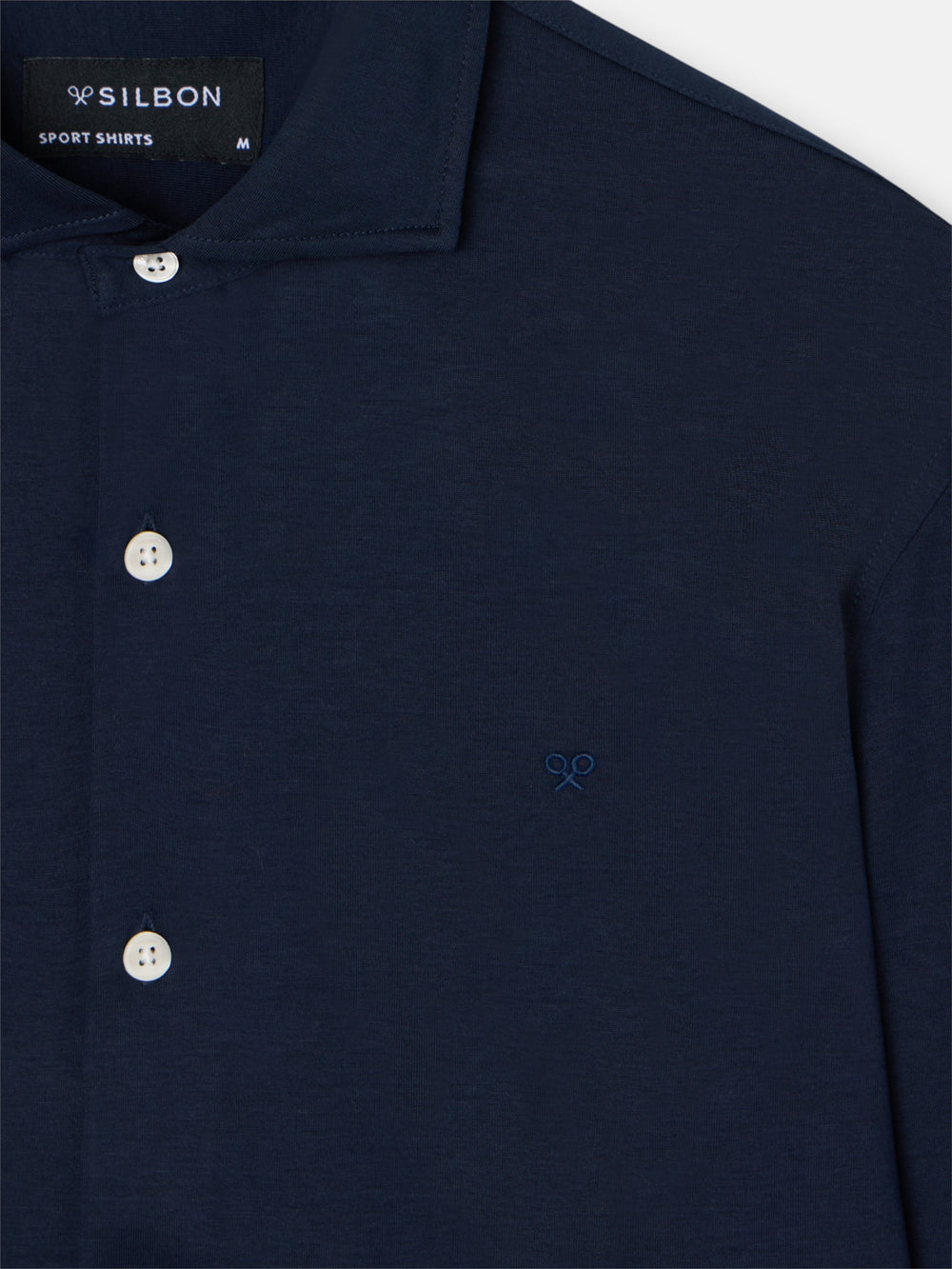 Navy blue technical sport shirt