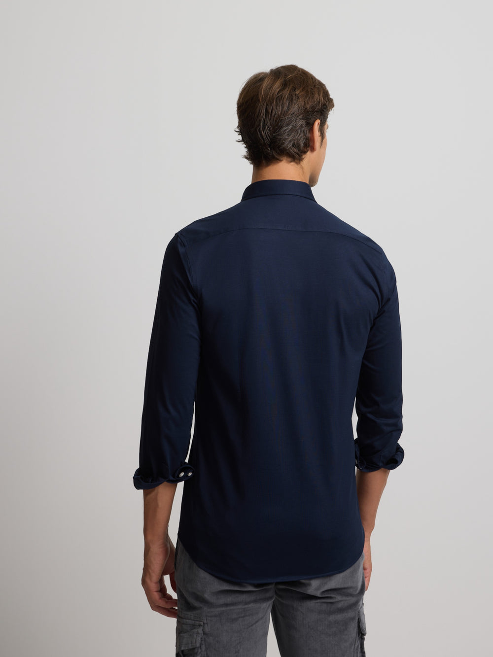 Navy blue technical sport shirt
