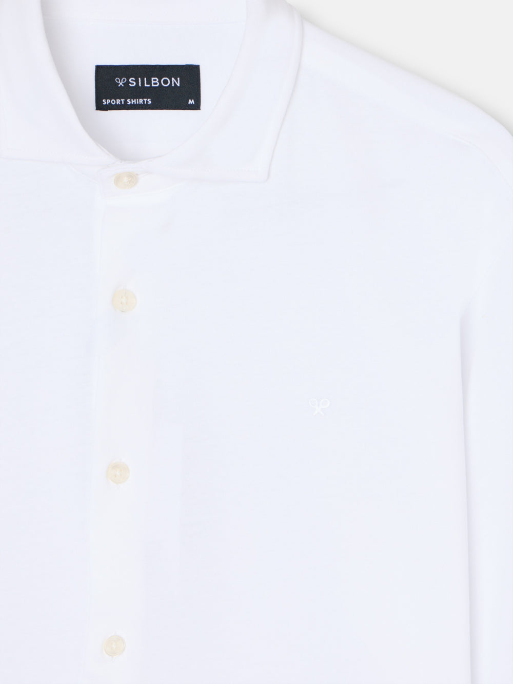 White technical sports shirt