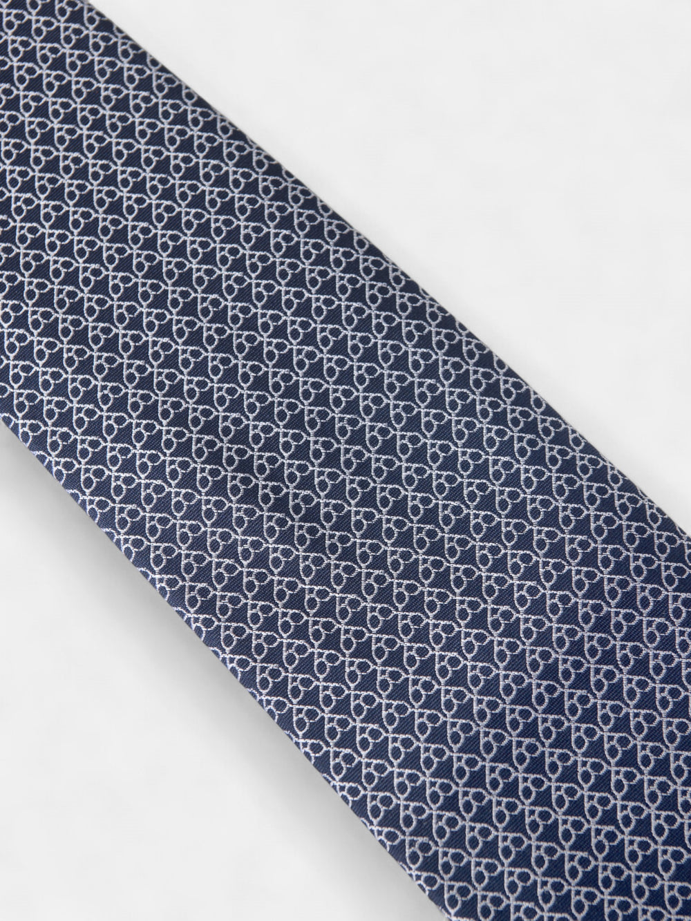 Corbata motivo multiraquetas azul marino