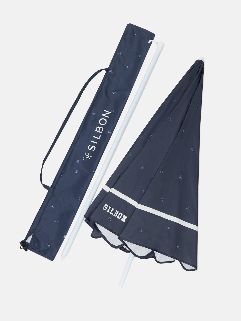 Sombrilla playa Silbon azul marino