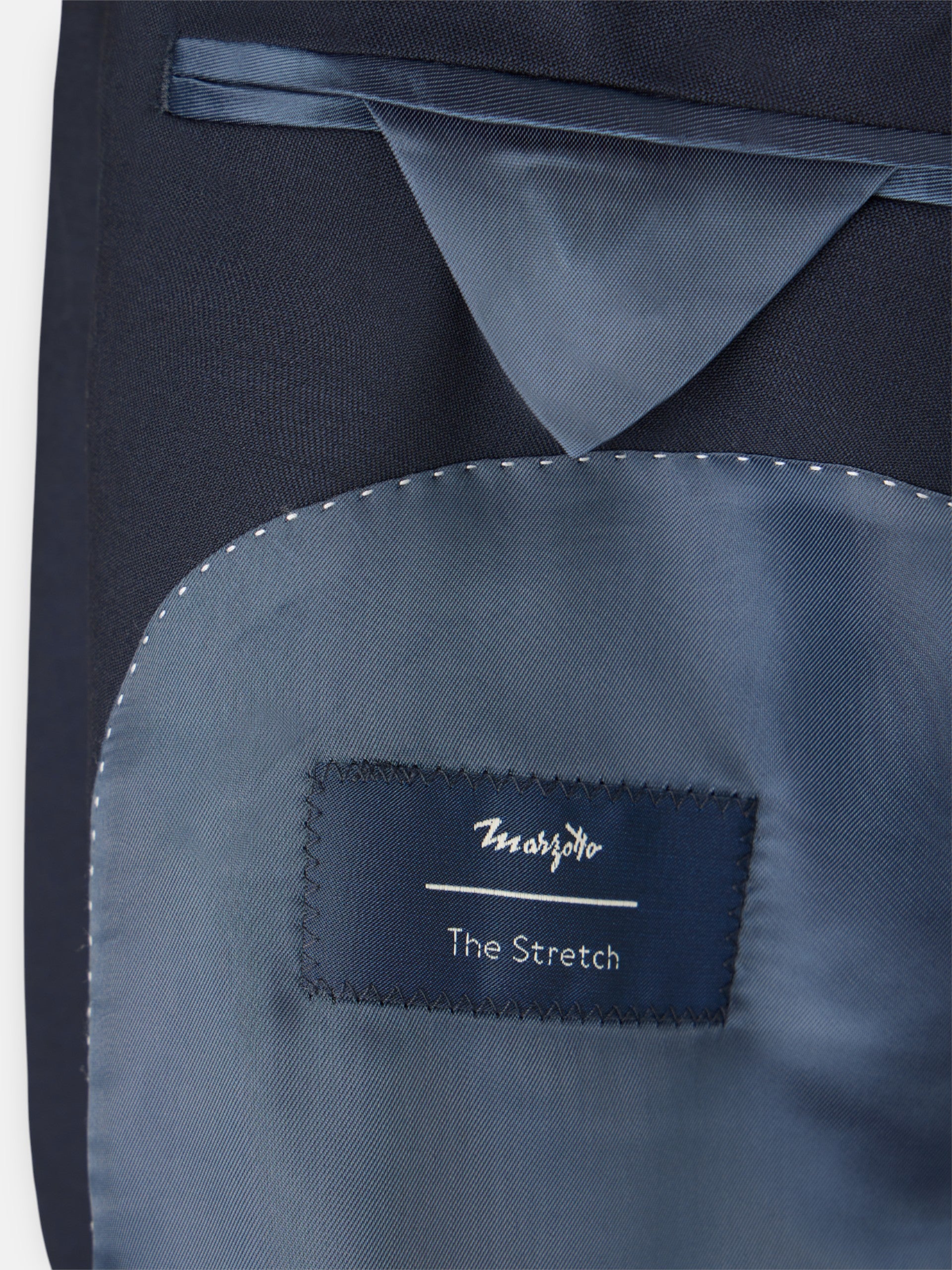 Americana traje cruzado stretch navy