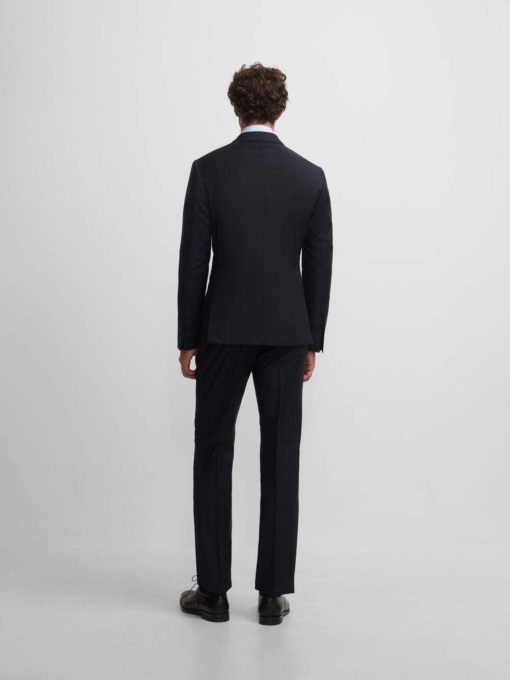 Americana traje cruzado stretch navy