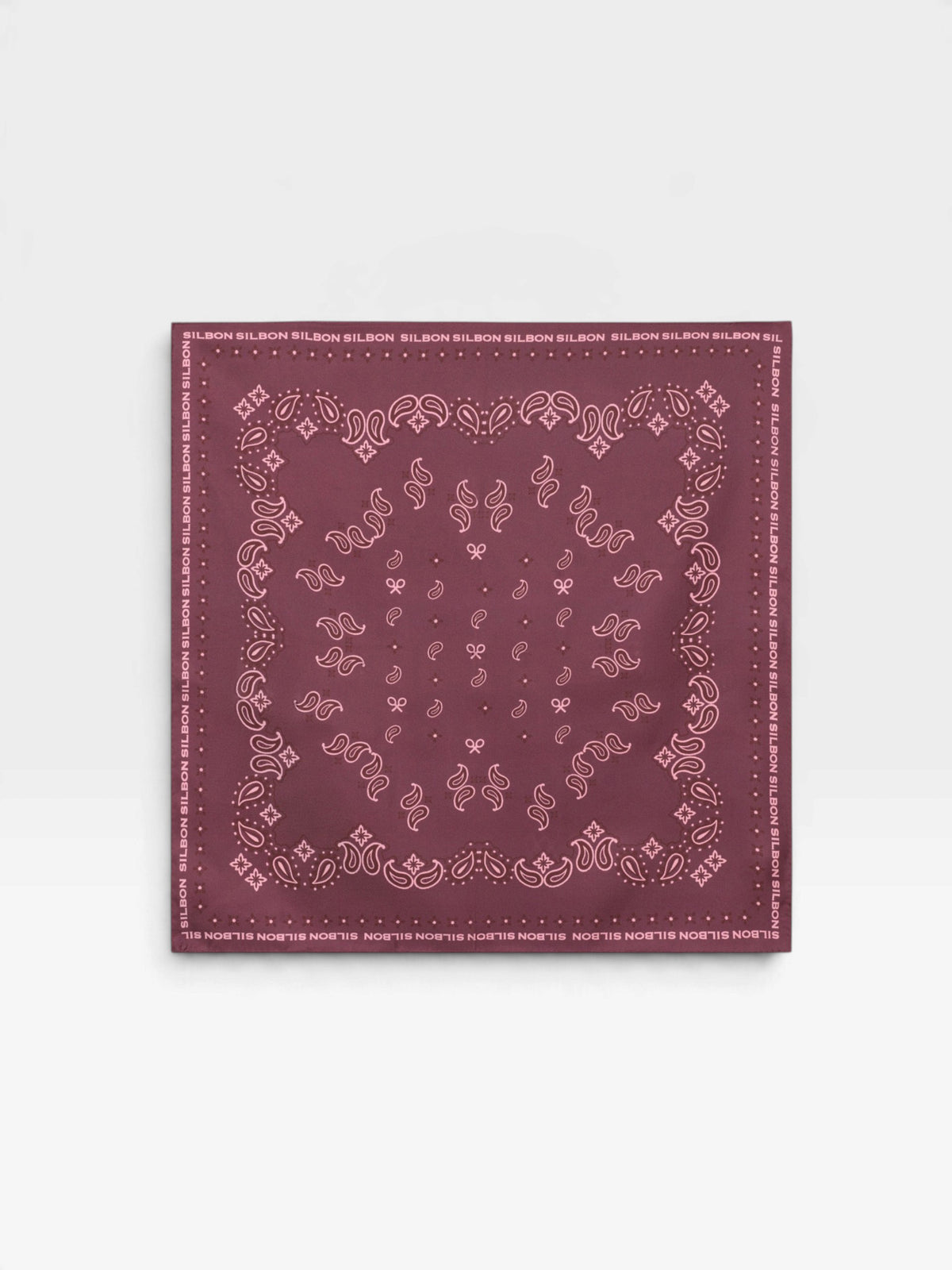Foulard imprimé rose