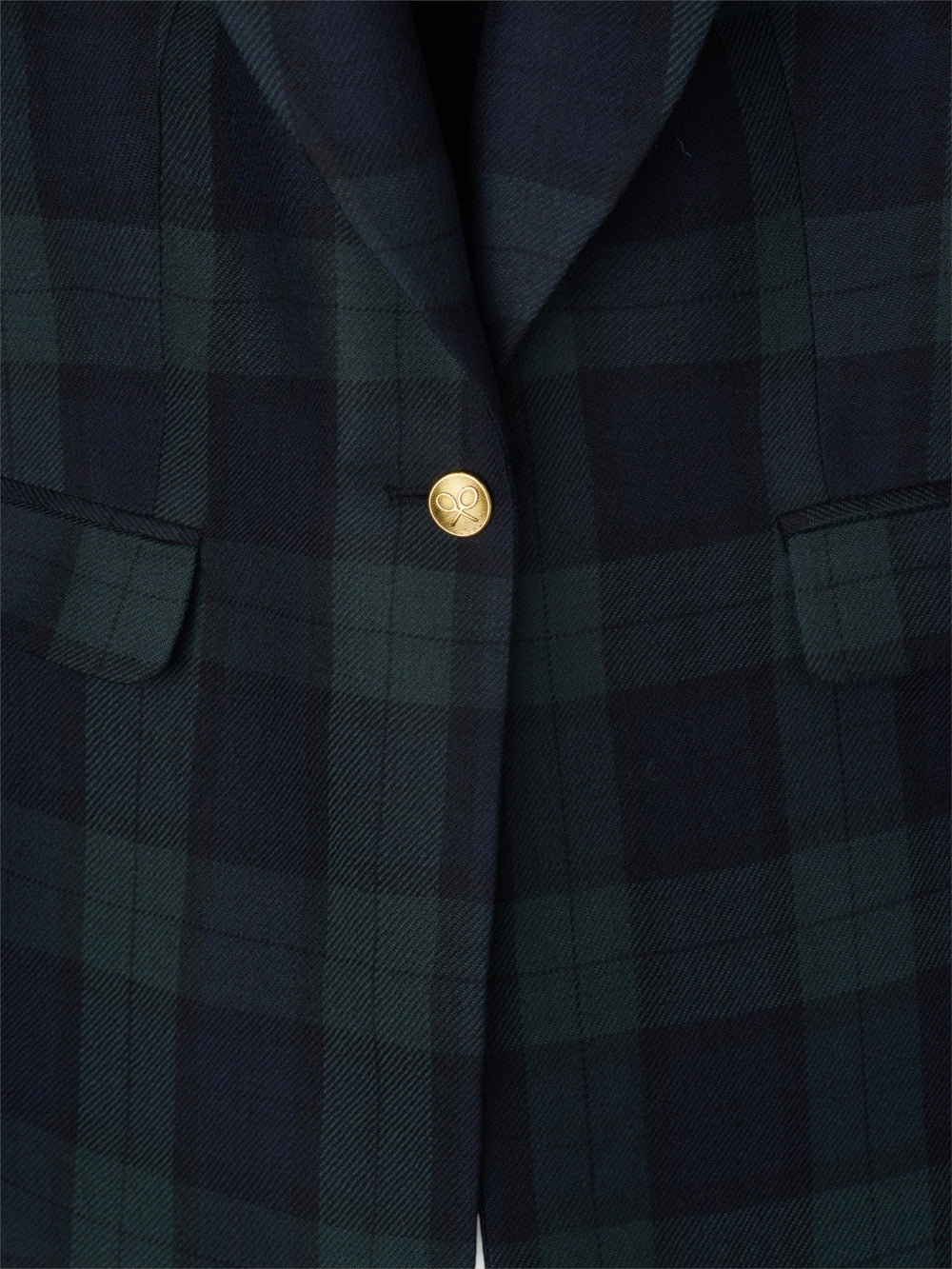 Blazer de xadrez clássico verde