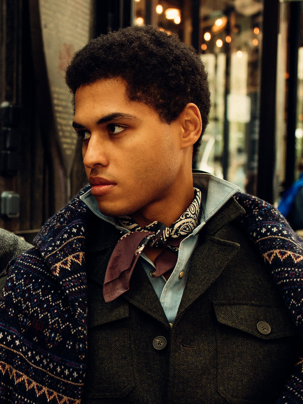 Bandana unique pasley bicolor