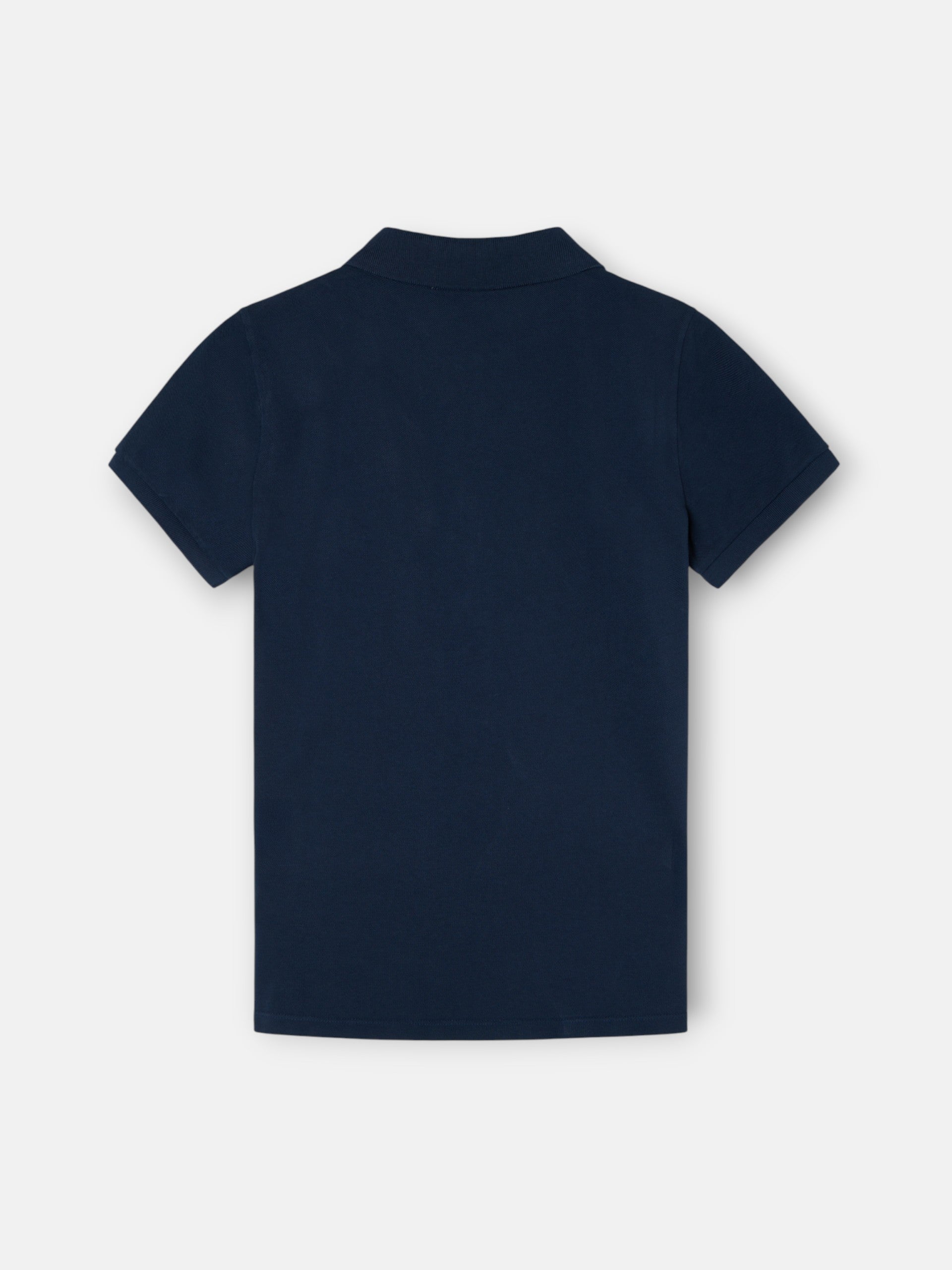 classic navy blue women's polo shirt