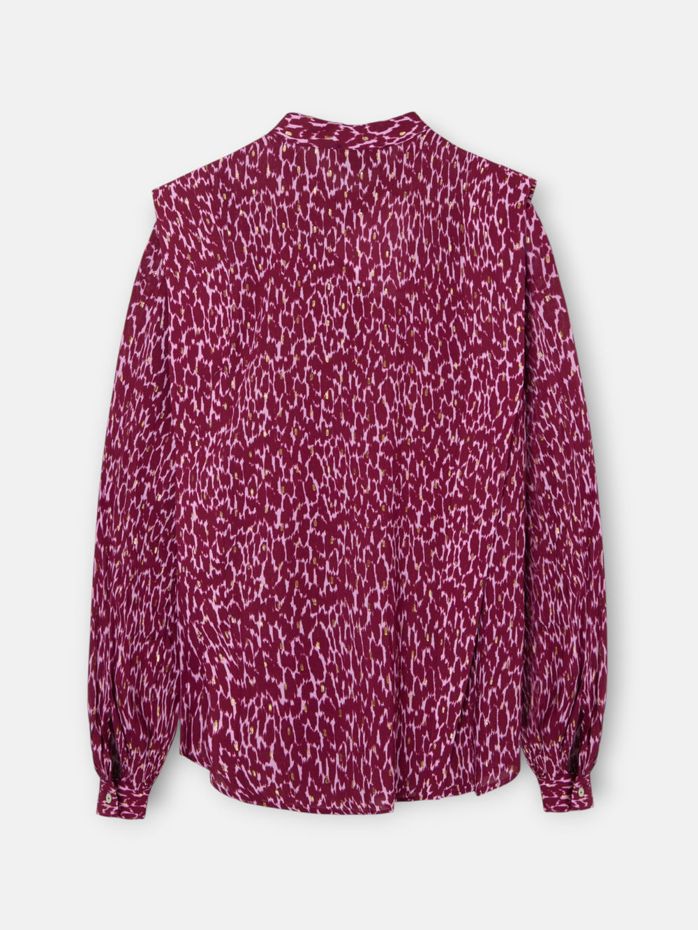 Blusa estampado lurex morados