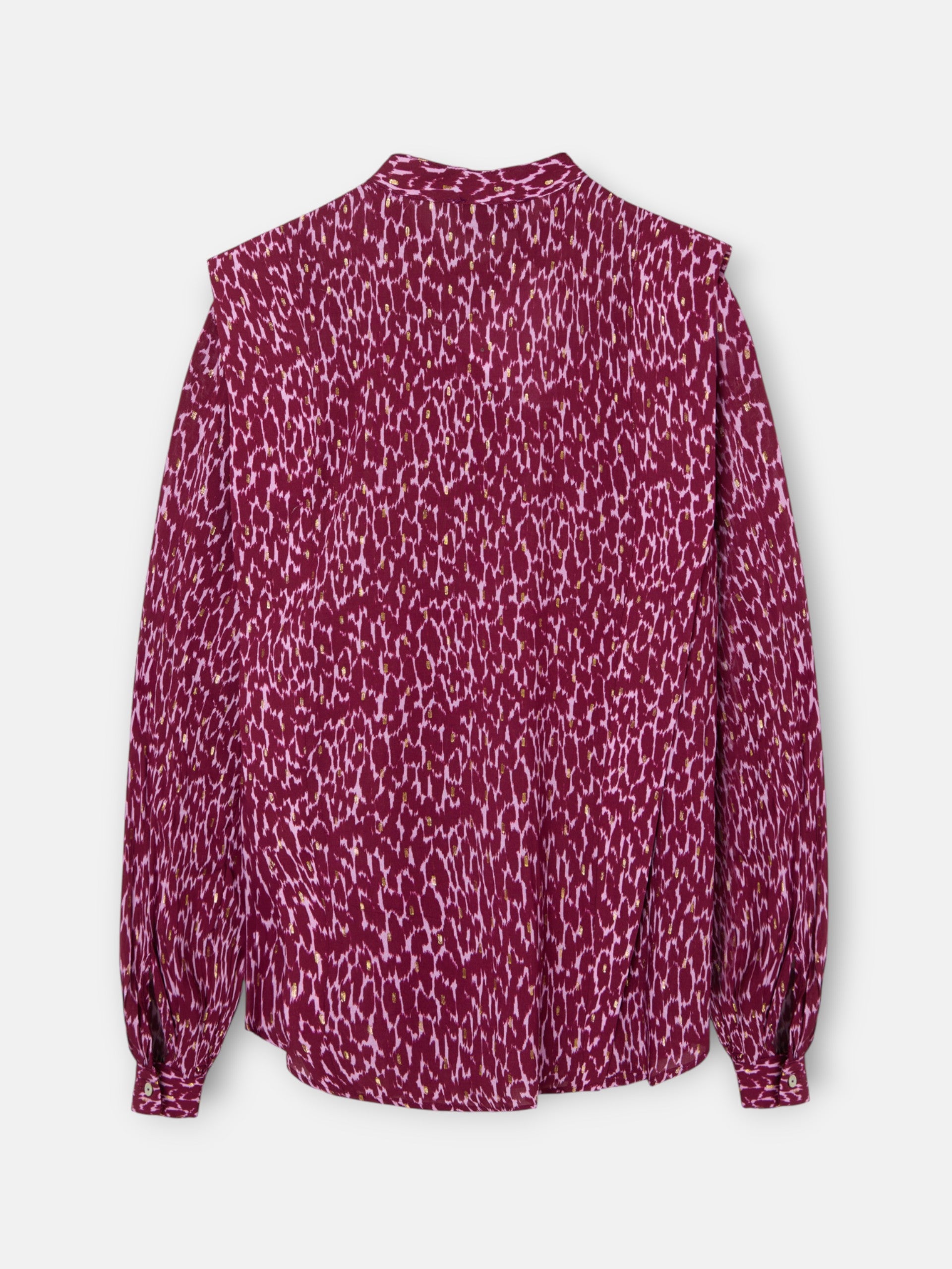 Blusa estampado lurex morados