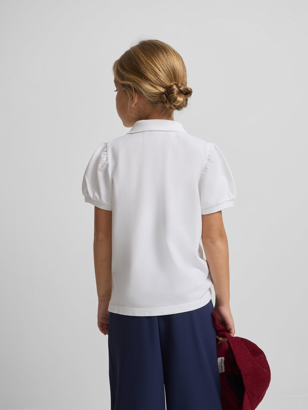 Polo girl clasico blanco