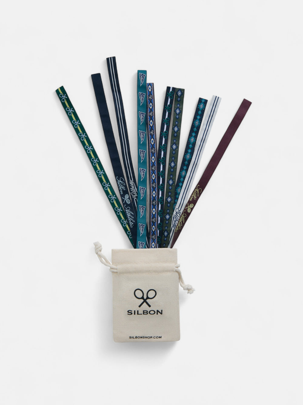 Pack de 10 pulseiras Silbon