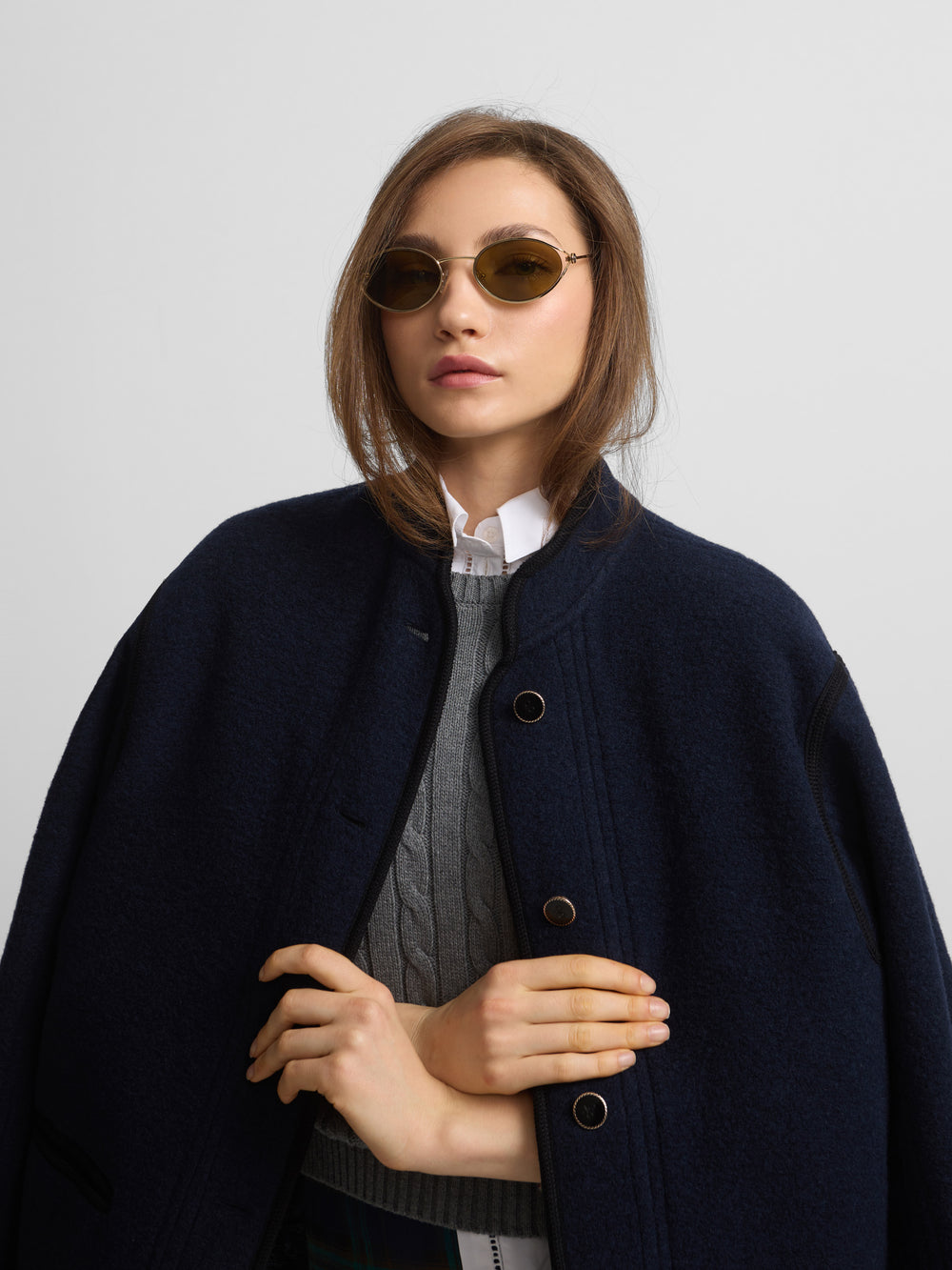 Chaqueta austriaca azul