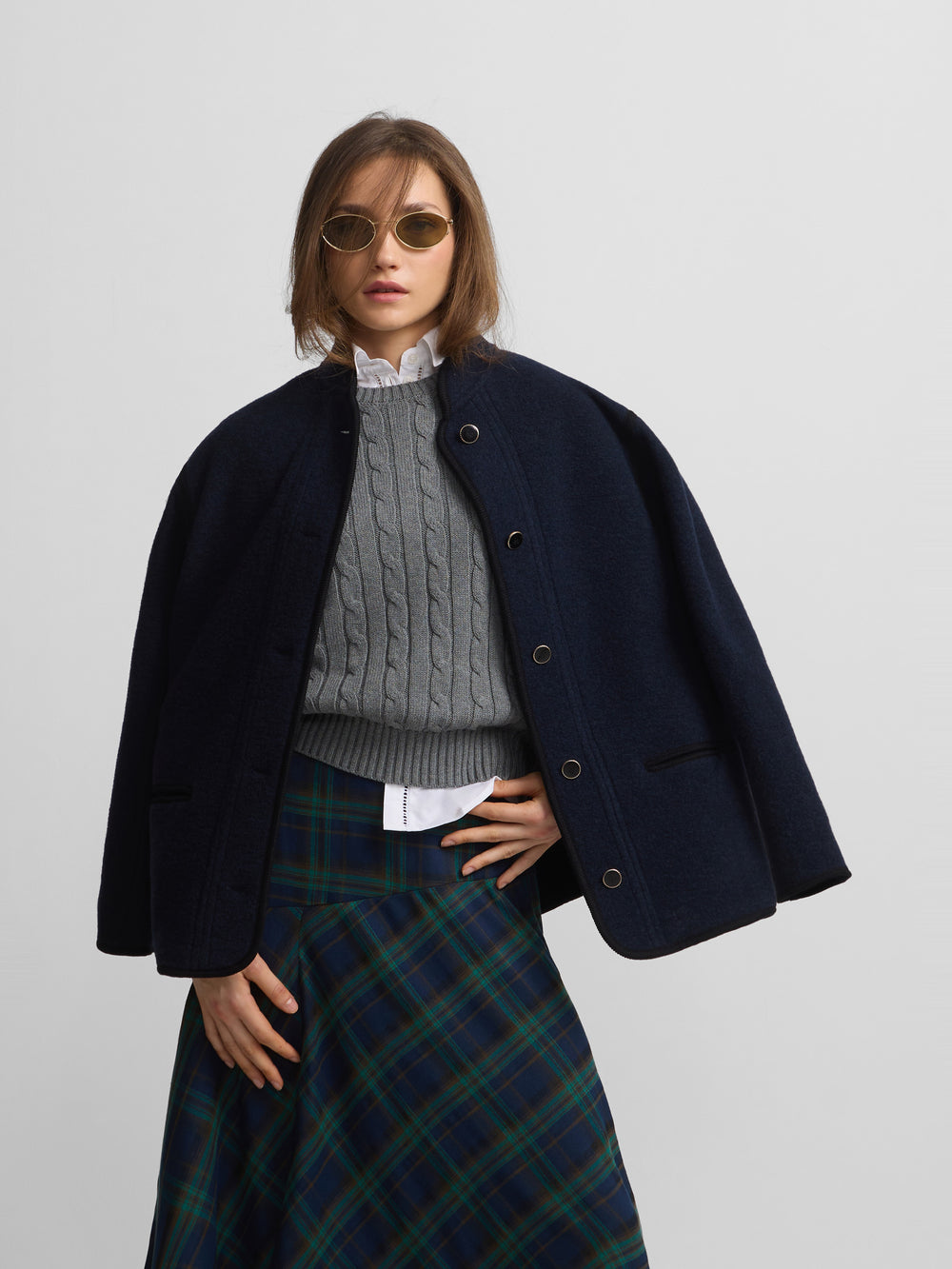 Chaqueta austriaca azul