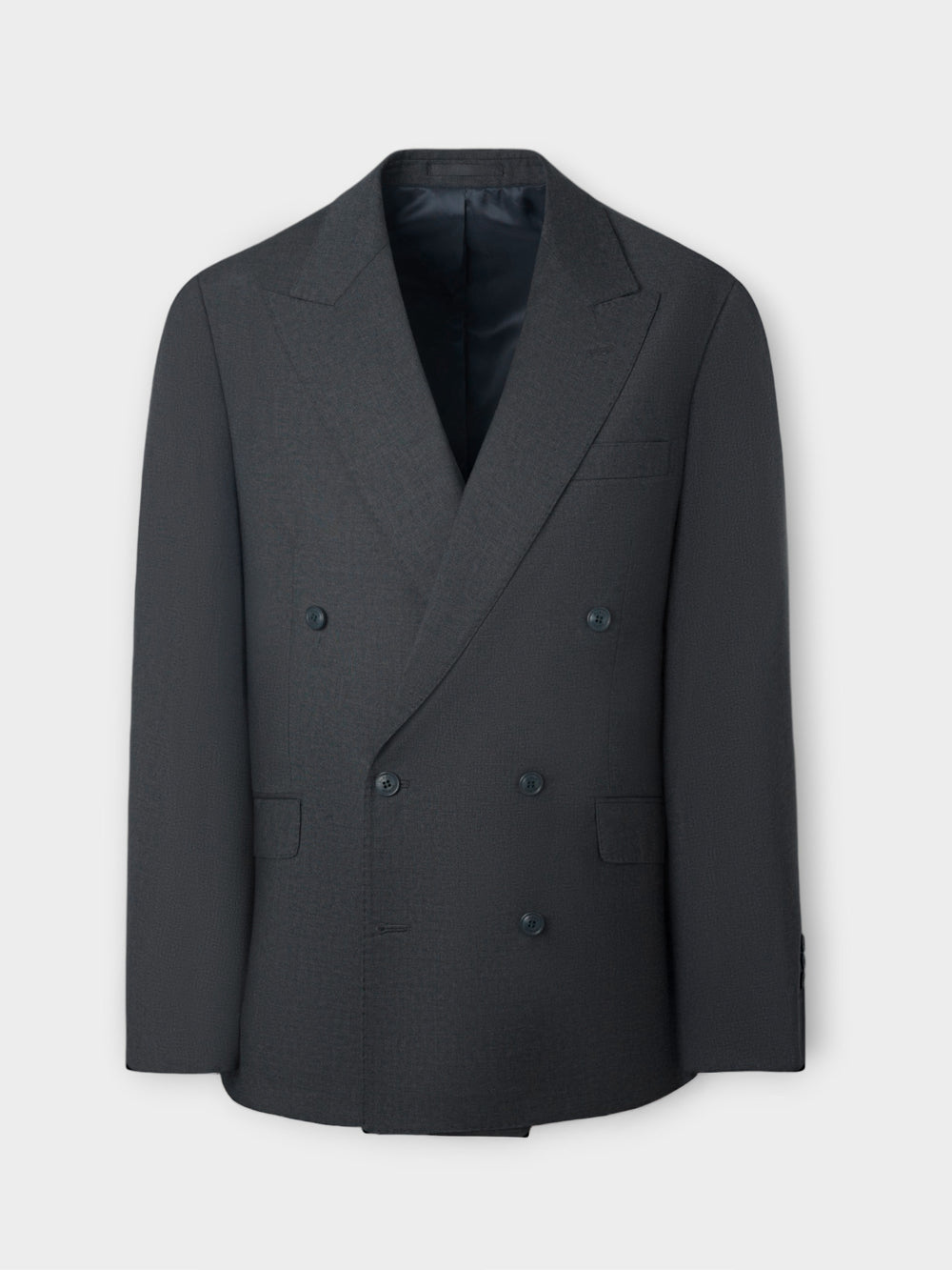 Americana traje cruzado stretch grey
