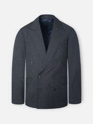 Americana traje cruzado stretch grey