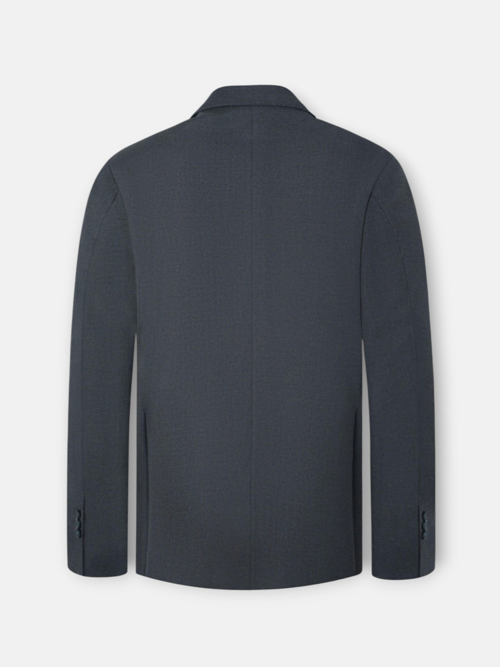 Veste de costume croisée stretch grise