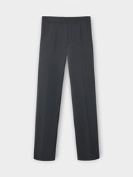 Pantalon traje cruzado stretch grey