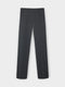 Pantalon de costume croisé stretch gris