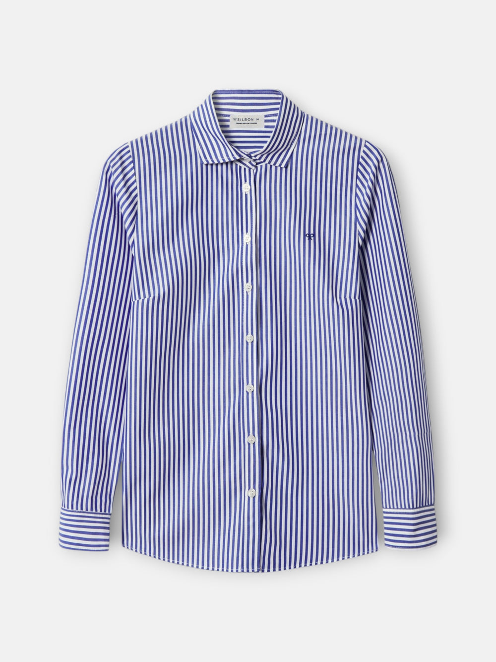 Camisa woman rayas azul y blanco