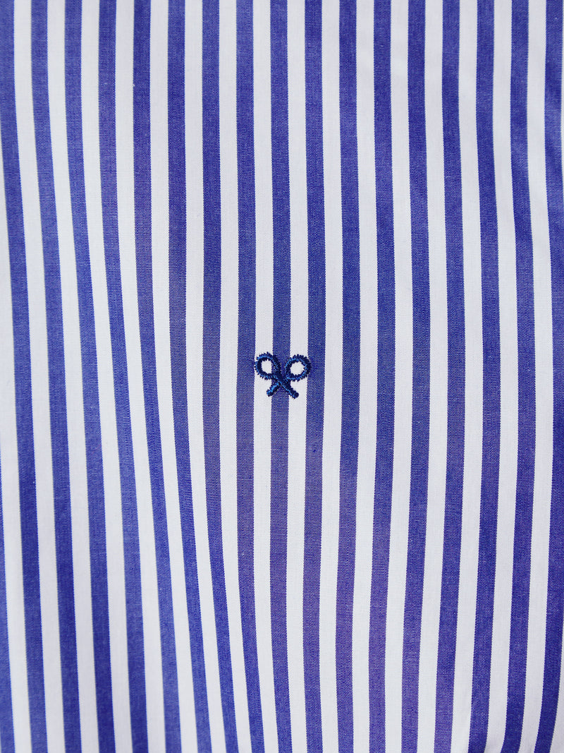 Women's shirt blue and white stripes