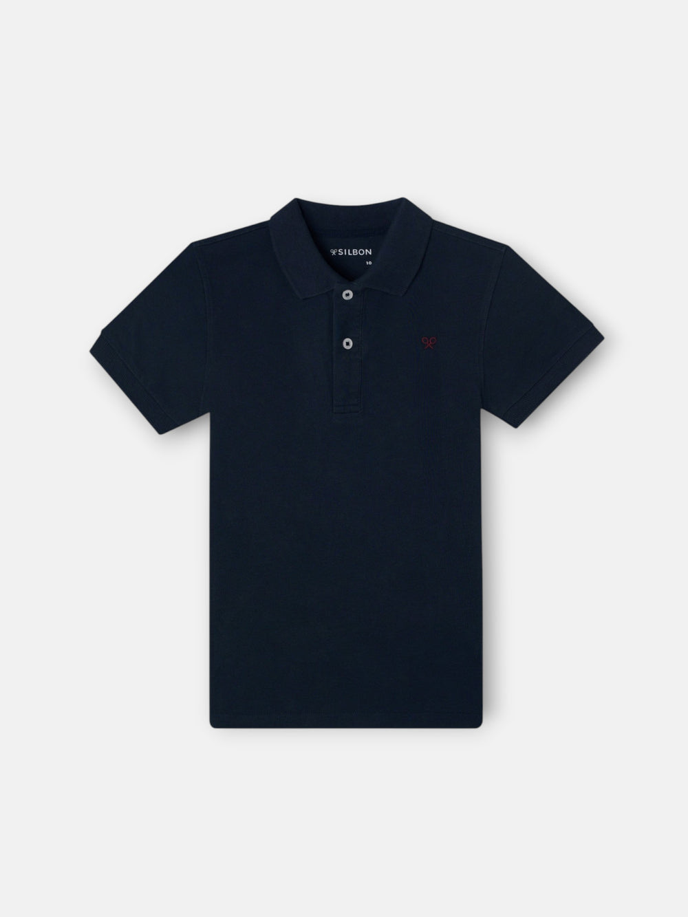 Polo mini raquette classique enfant bleu marine