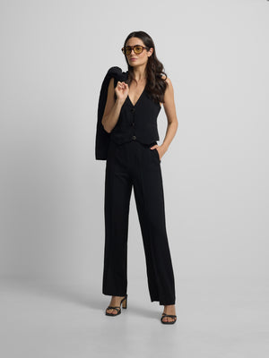 Pantalon woman clasico negro