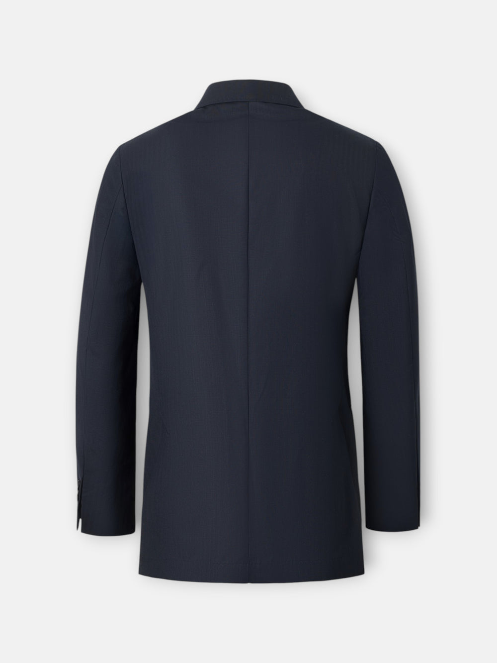 Americana traje herringbone azul marino