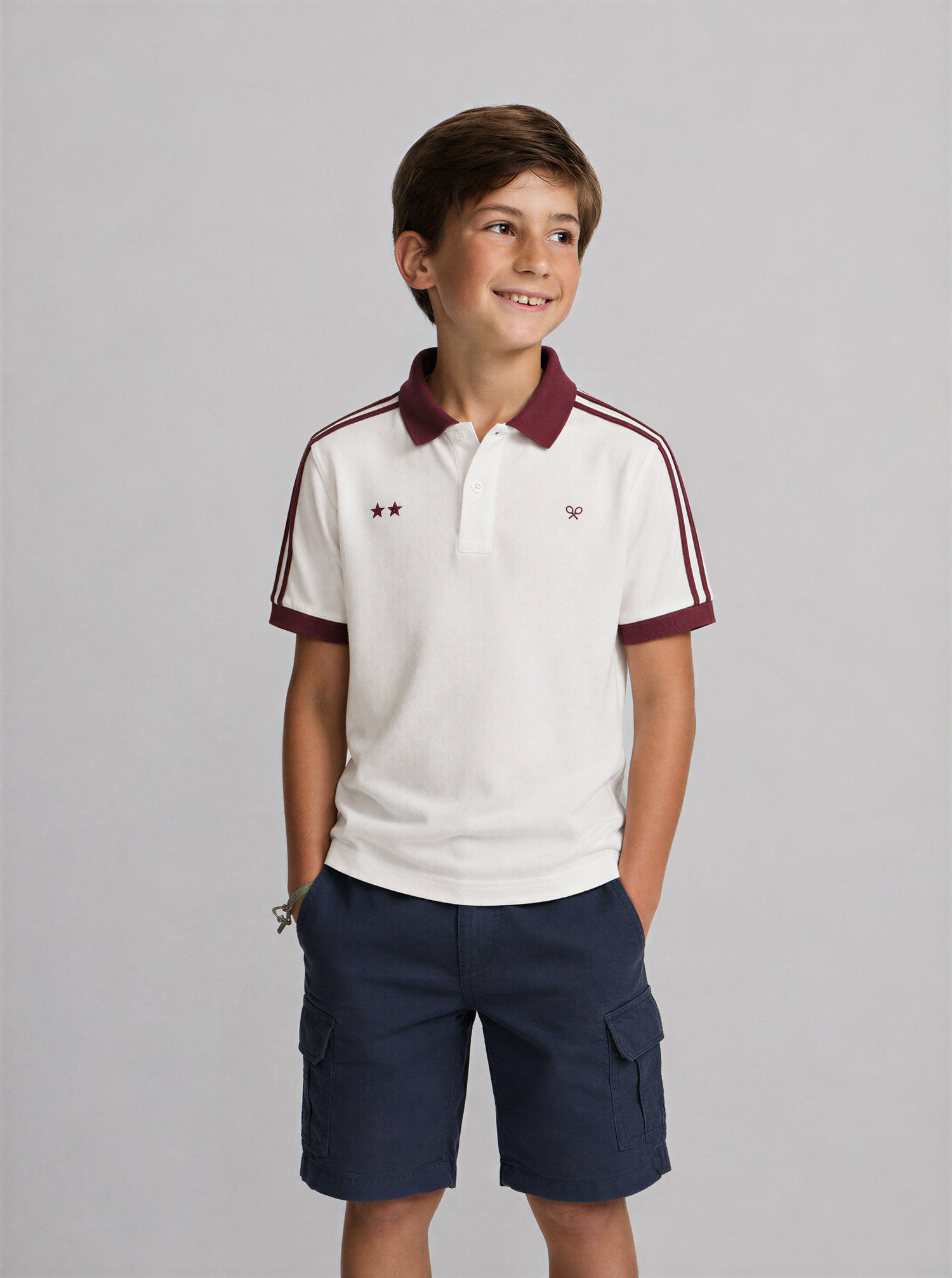 Kids' retro World Cup Spain 2026 polo