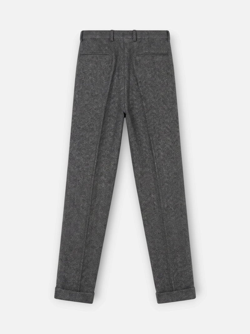 Grey Herringbone MTM Suit