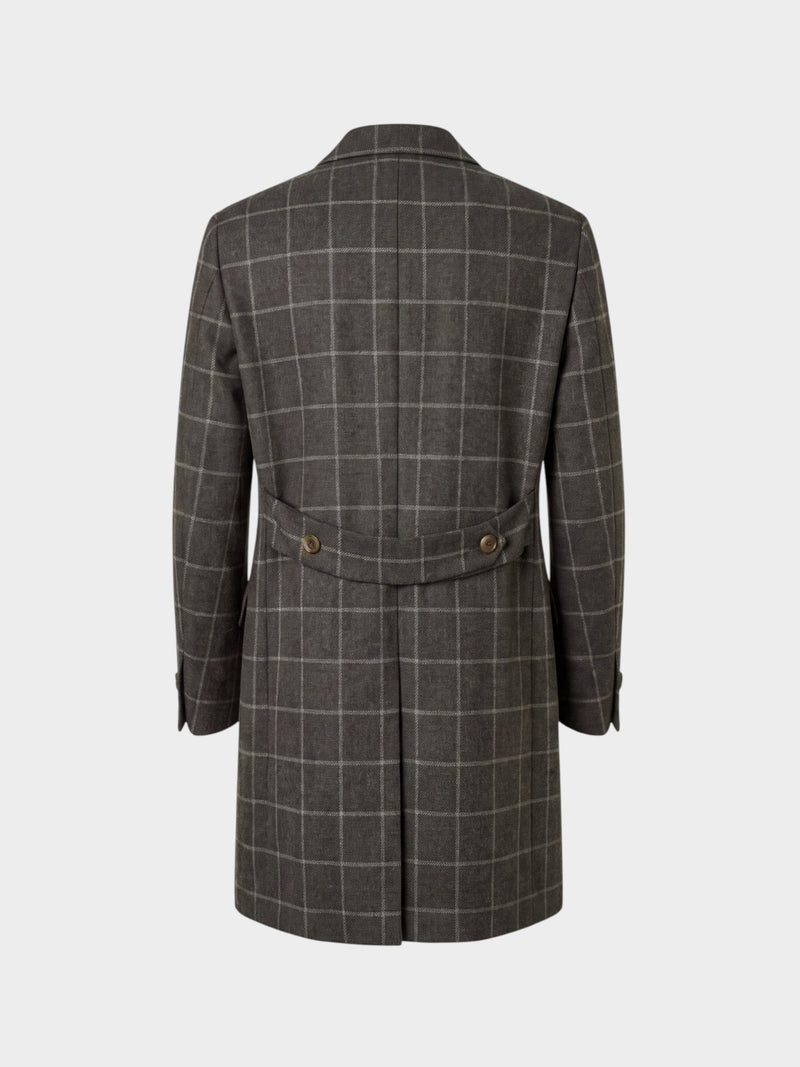 Green Checked MTM Coat