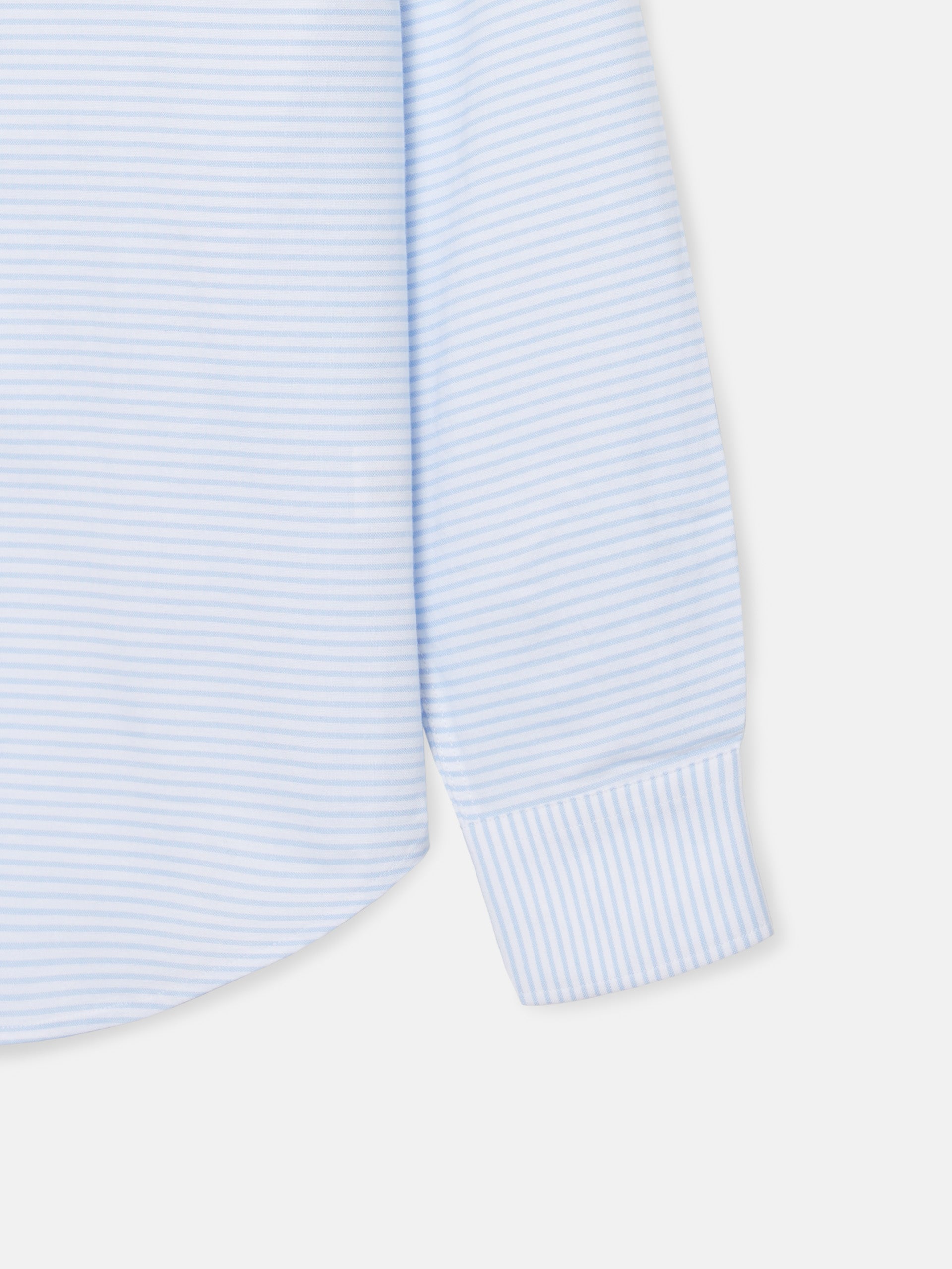 Camisa sport silbon raya horizontal celeste