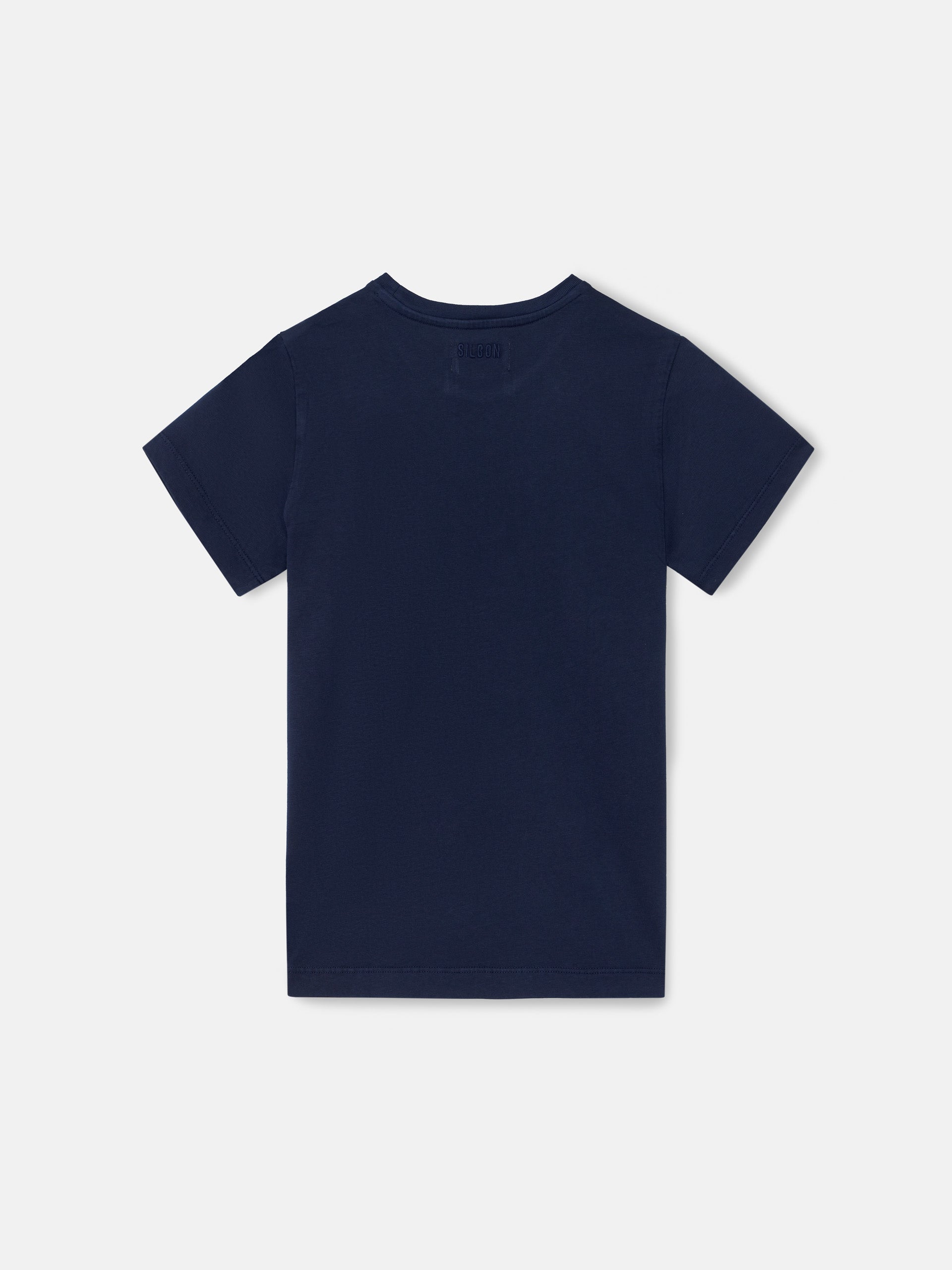 Camiseta kids parche acid azul marino