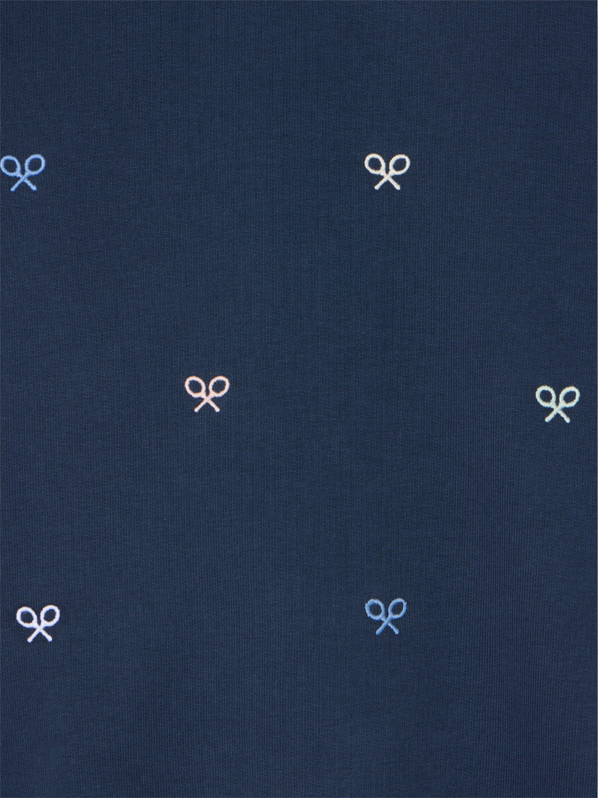 Sweatshirt kids multiraquete cores azul-marinho